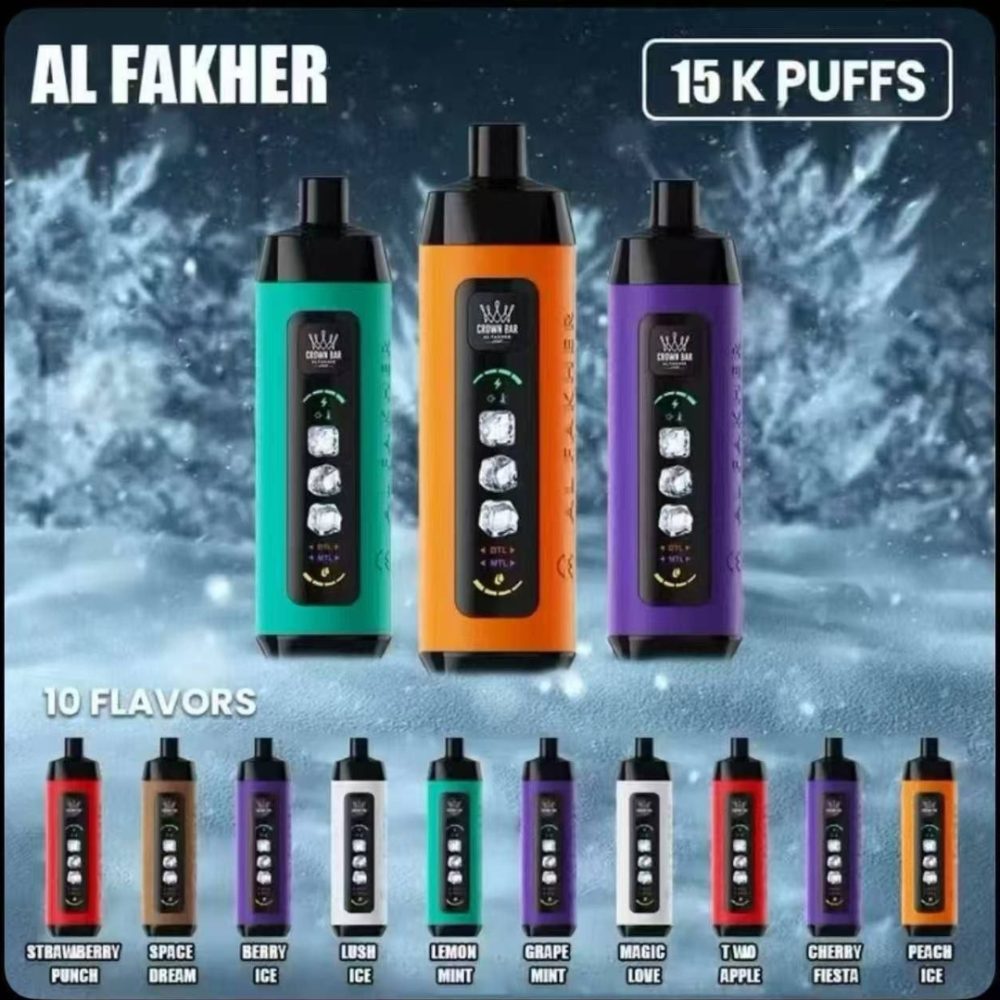 Al-Fakher电子水烟系列，尼古丁含量5%，15000口