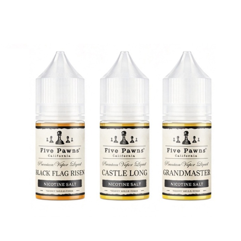 正品 美国Five Pawns 五子棋 30毫升 30毫克 尼古丁盐烟油