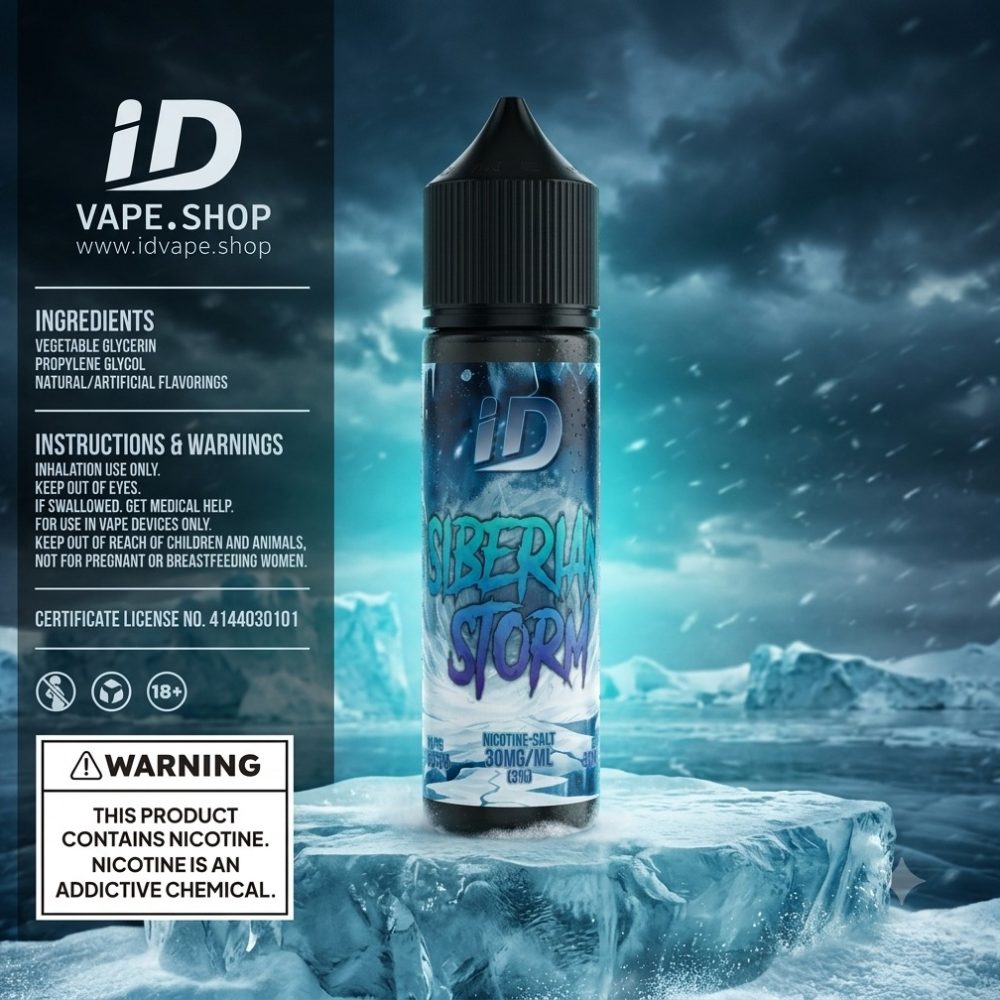 IDVAPE Siberian Storm 西伯利亚风暴 50ML 30MG 尼古丁盐烟油